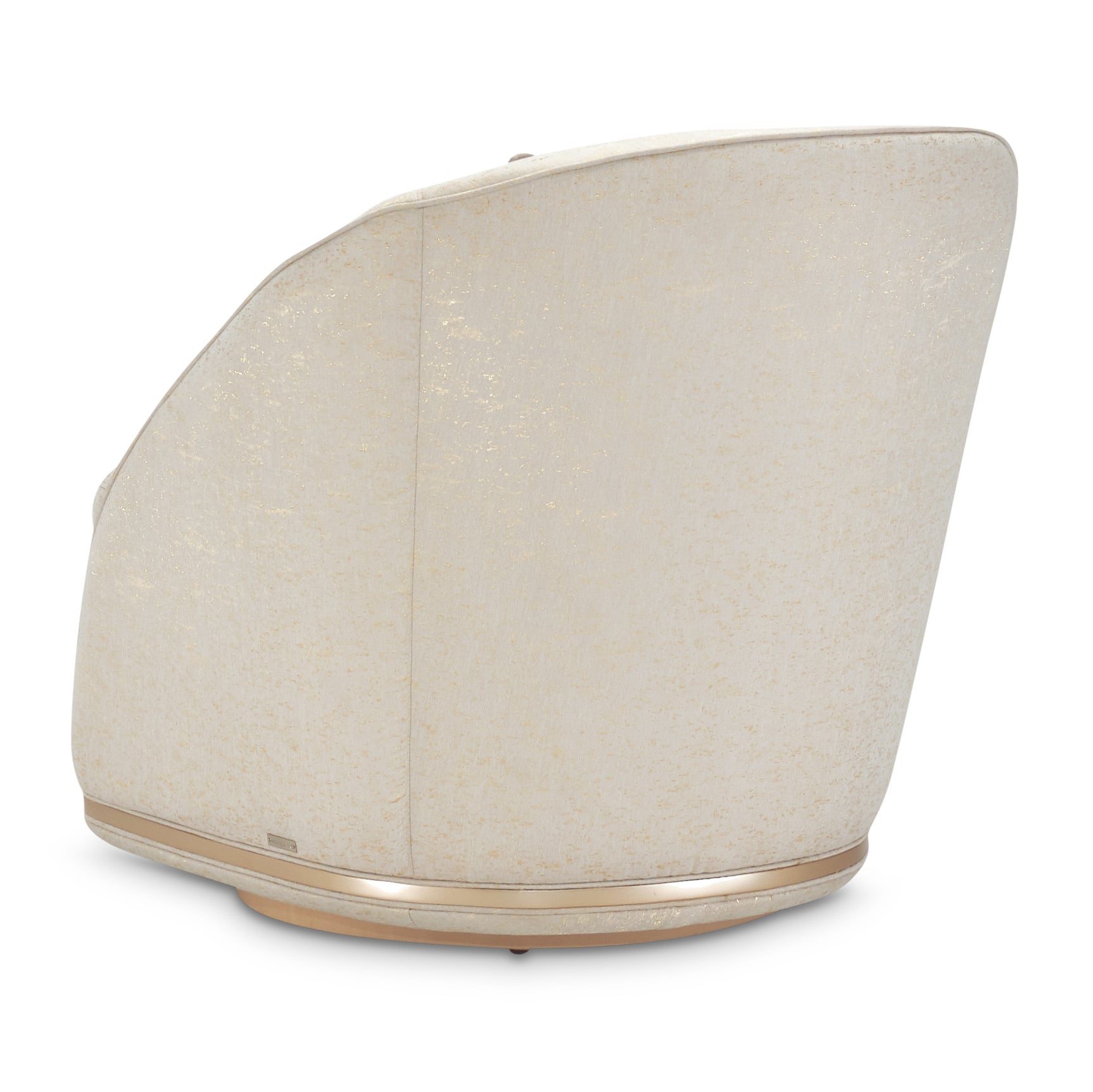 La Rachelle Medium Champagne/Cloud Swivel Chair - Ornate Home