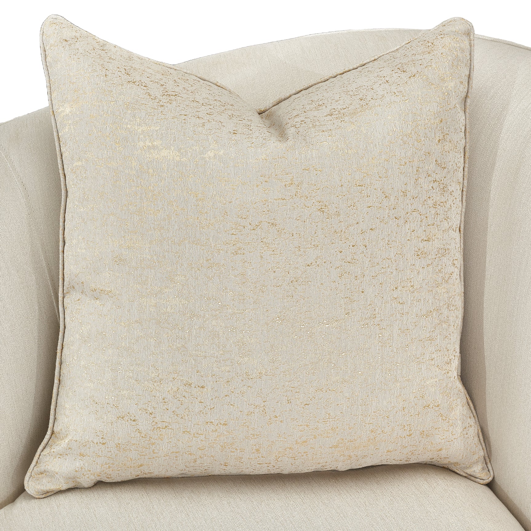 La Rachelle Medium Champagne/Icicle Chaise - Ornate Home