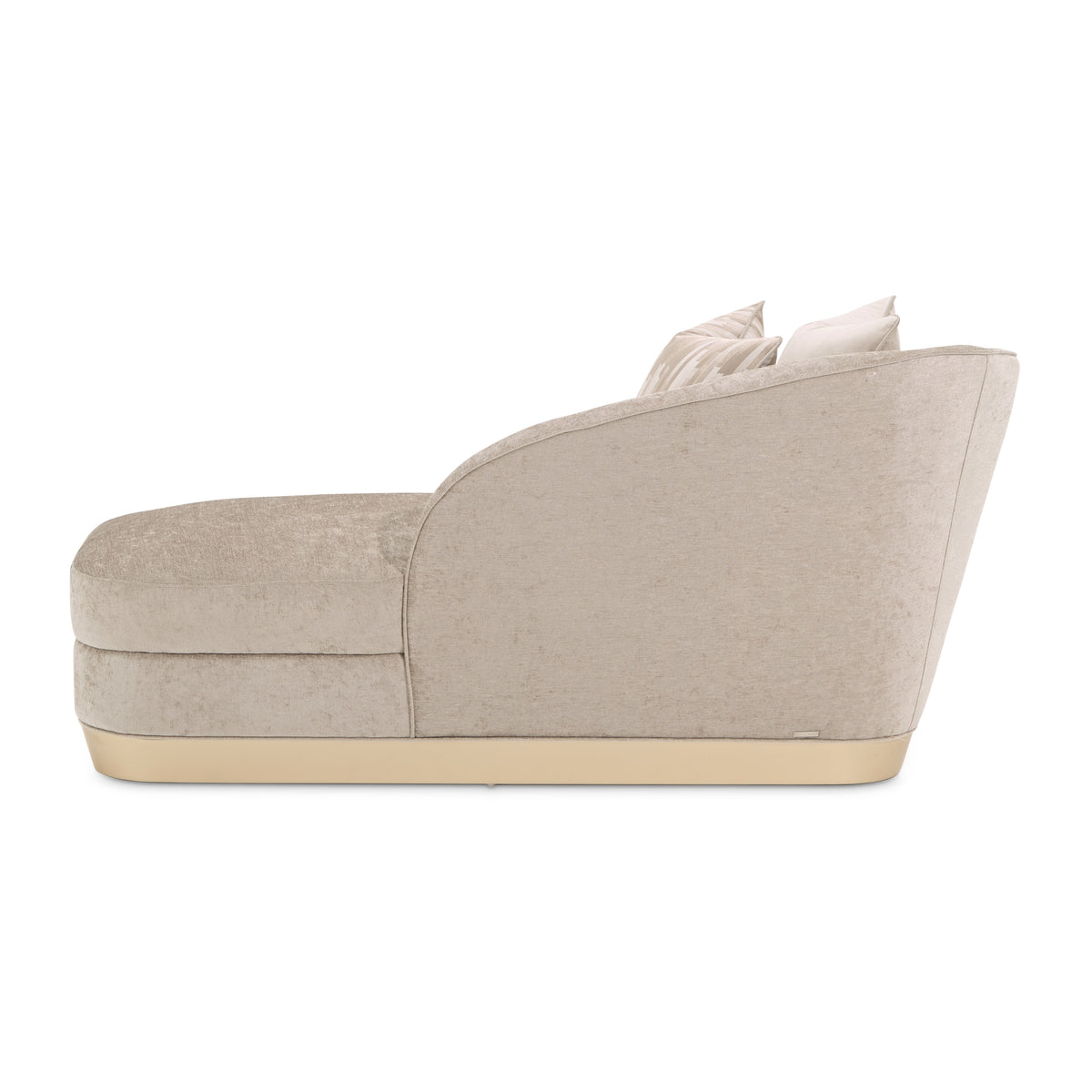 La Rachelle Medium Champagne/Lustre Chaise