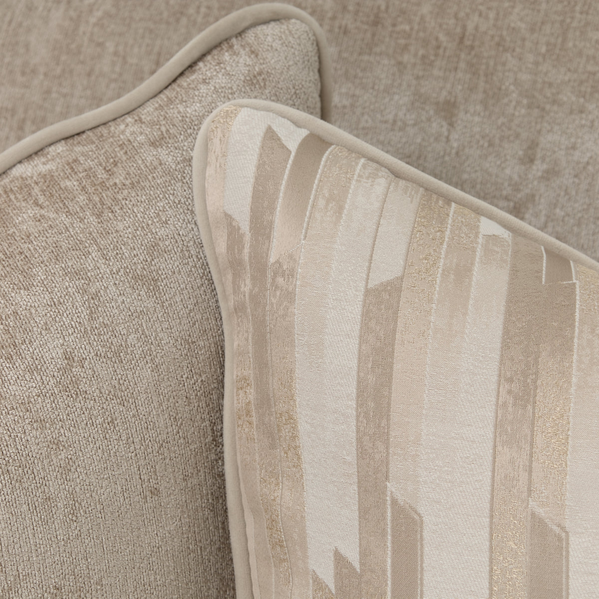La Rachelle Medium Champagne/Lustre Sofa