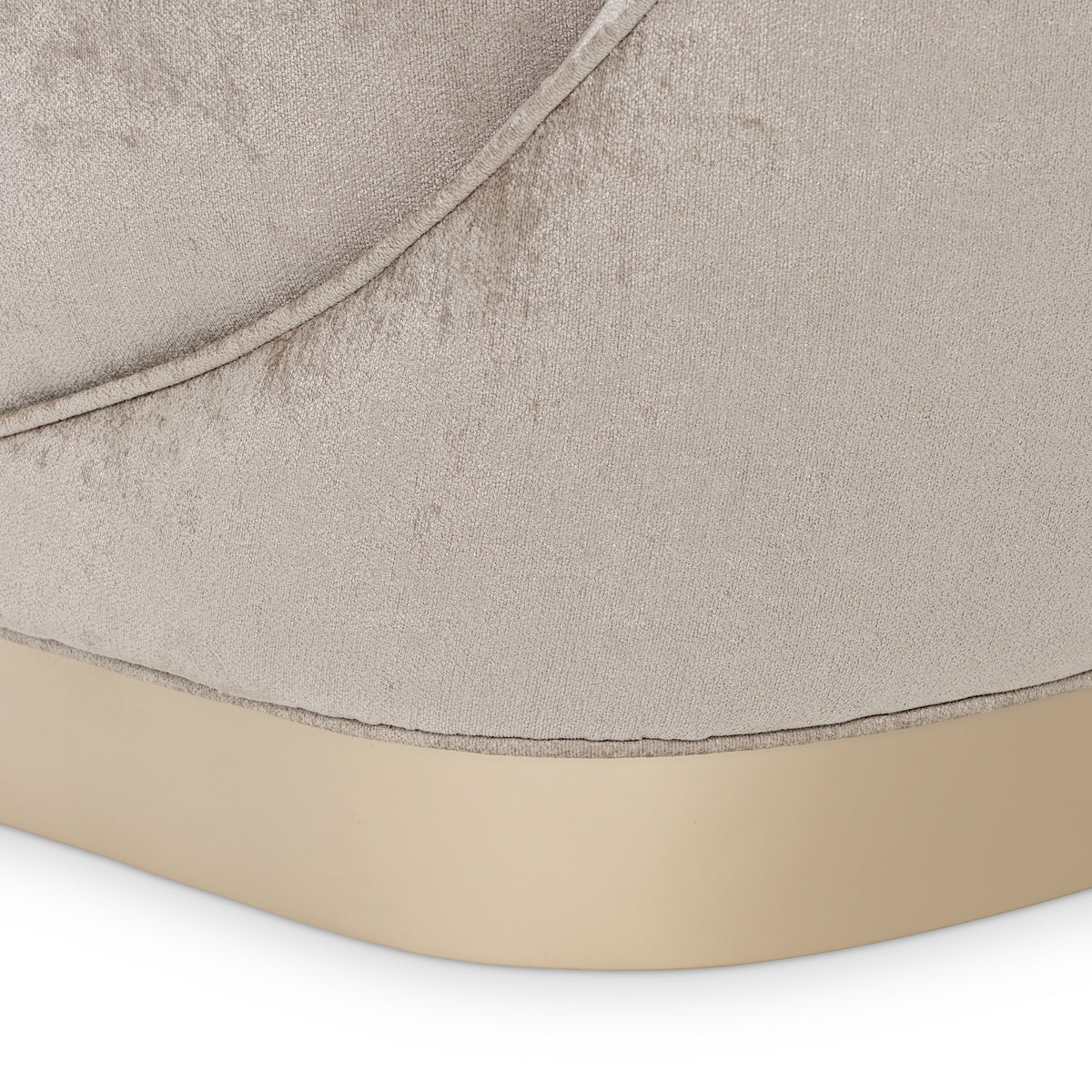 La Rachelle Medium Champagne/Lustre Sofa
