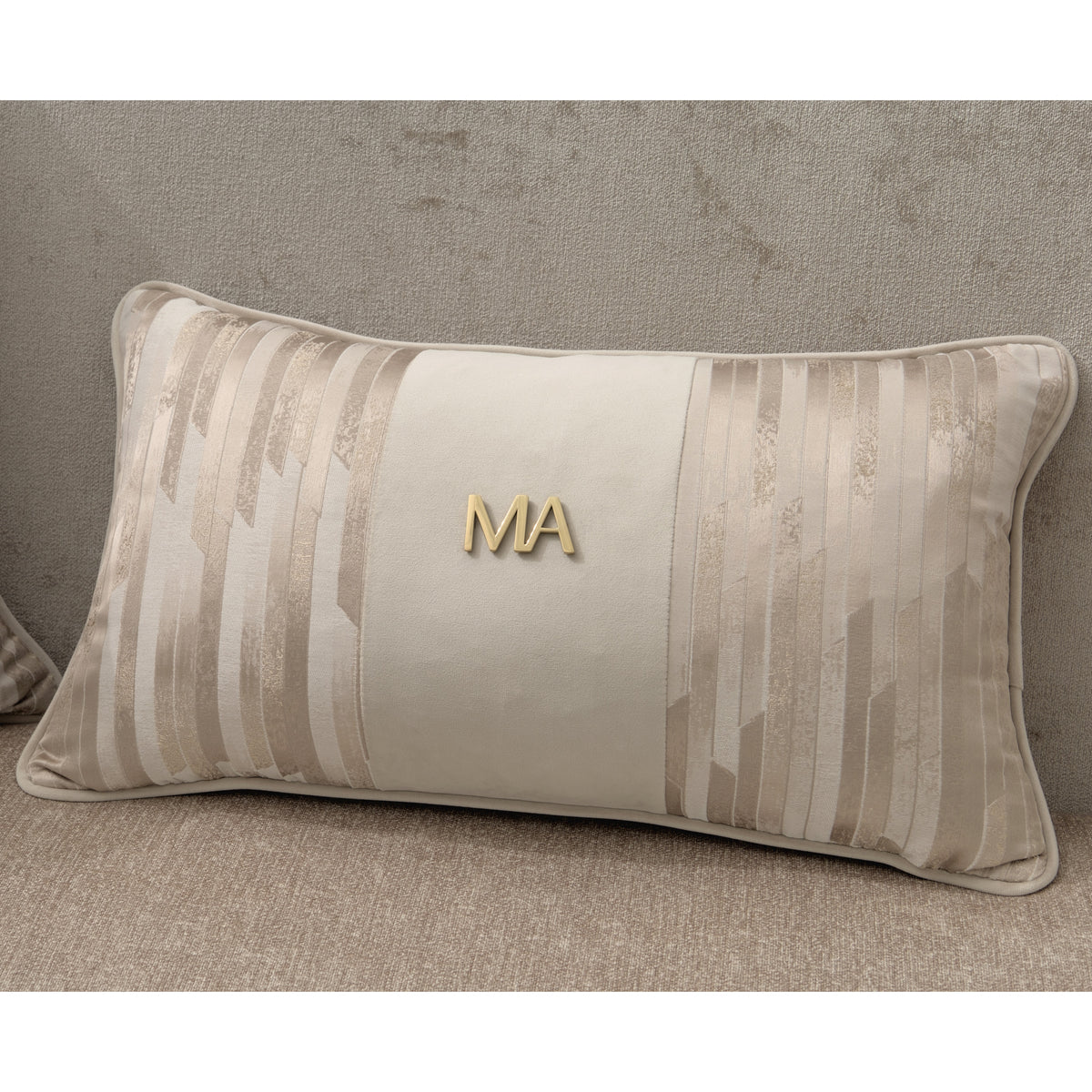 La Rachelle Medium Champagne/Lustre Sofa