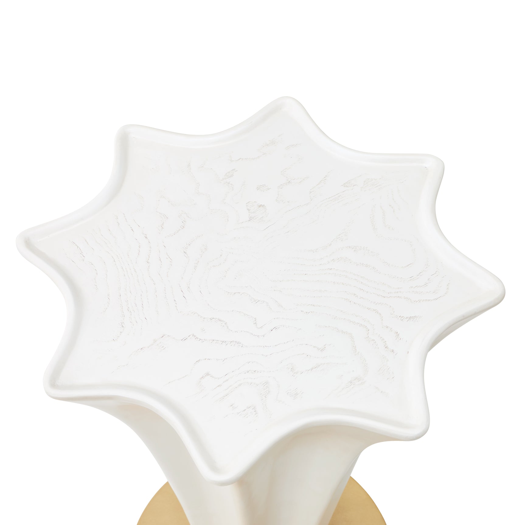 La Terrazza Creamy Pearl Chairside Table - Ornate Home
