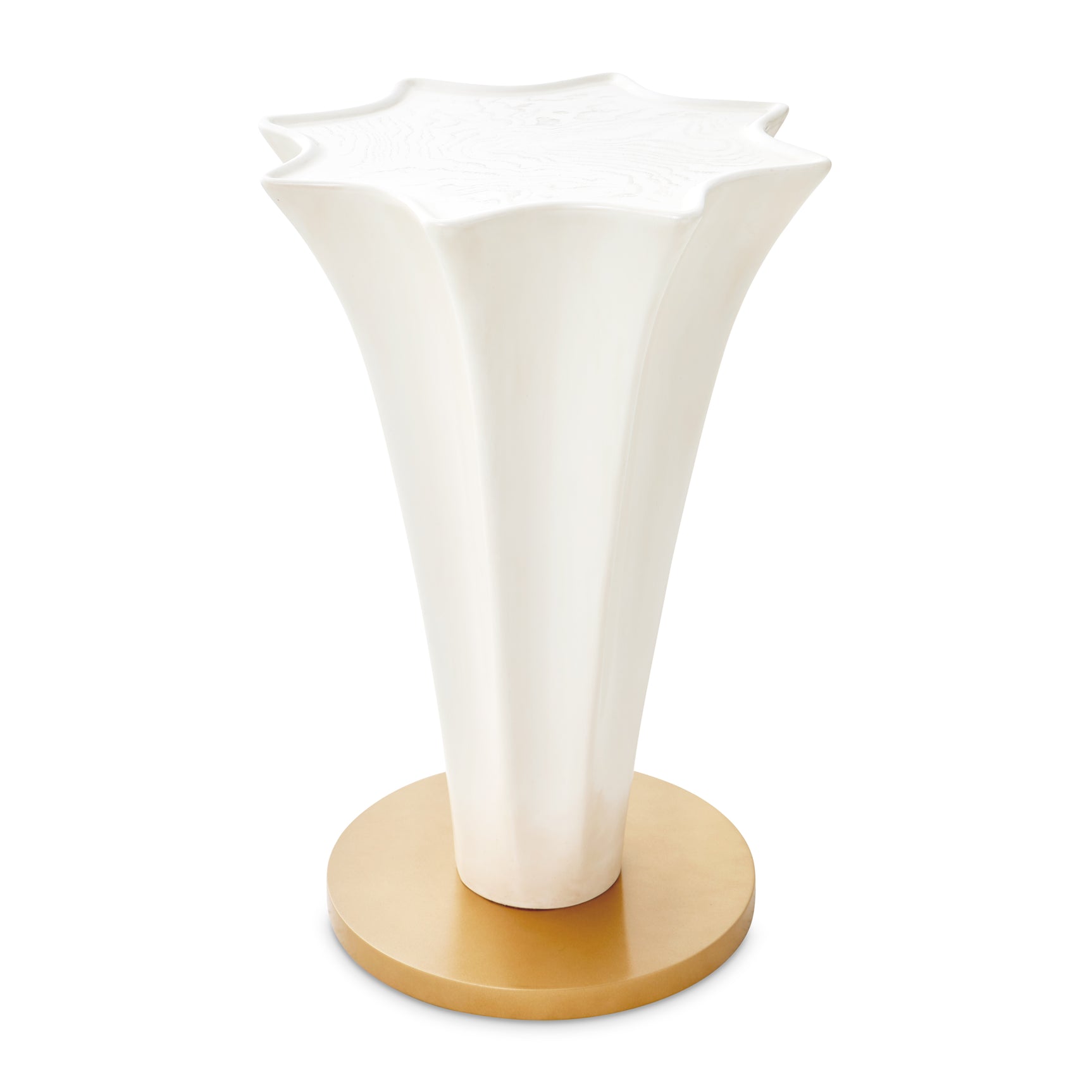 La Terrazza Creamy Pearl Chairside Table - Ornate Home