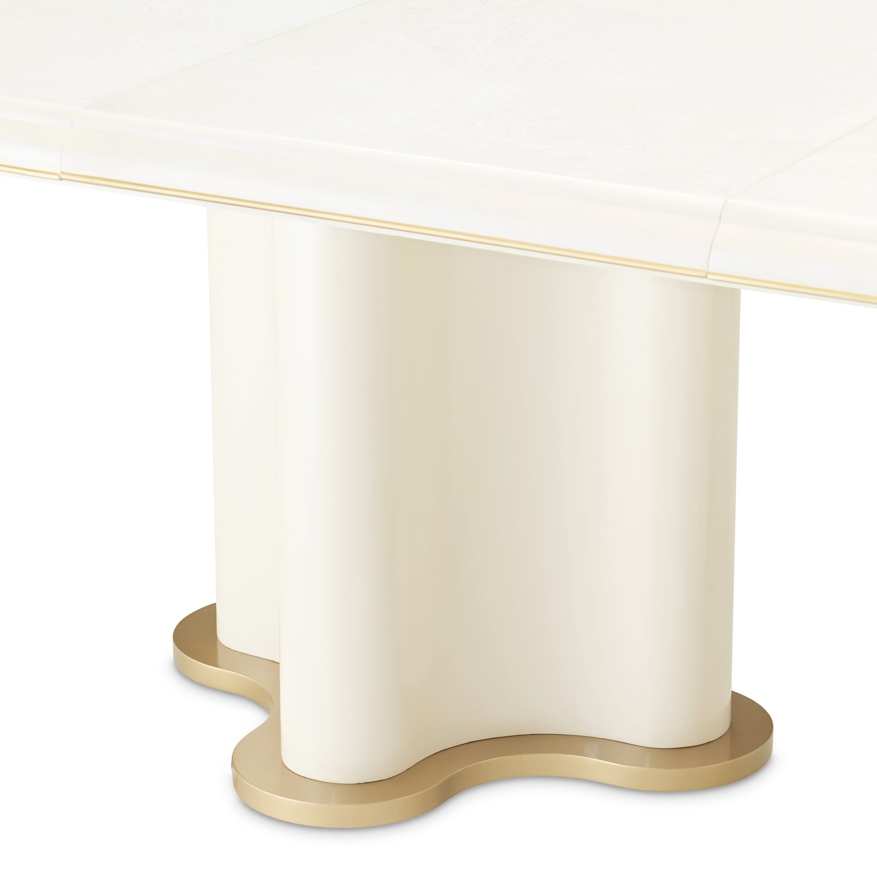 La Terrazza Creamy Pearl Double Pedestal Dining Table - Ornate Home