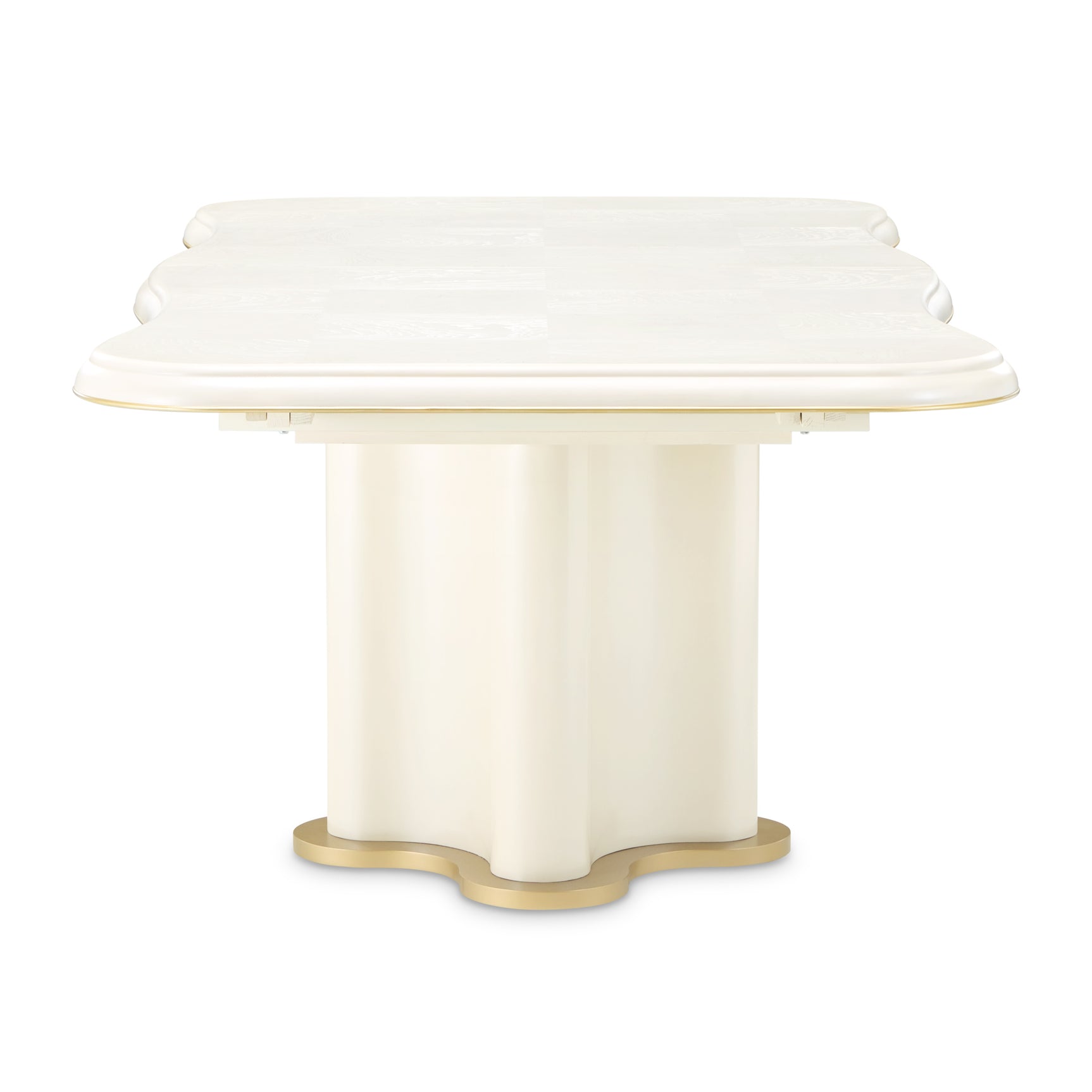 La Terrazza Creamy Pearl Double Pedestal Dining Table - Ornate Home