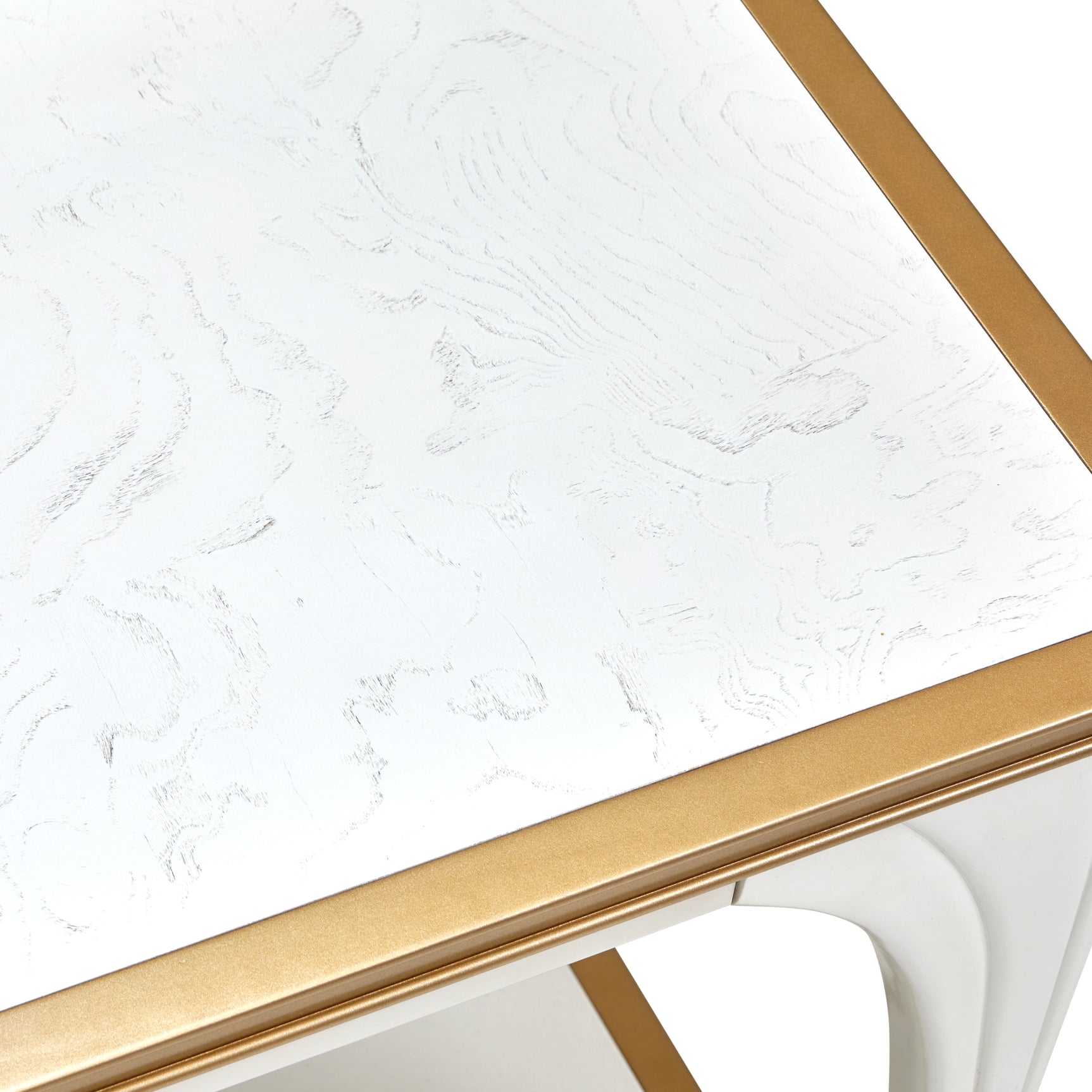 La Terrazza Creamy Pearl End Table - Ornate Home