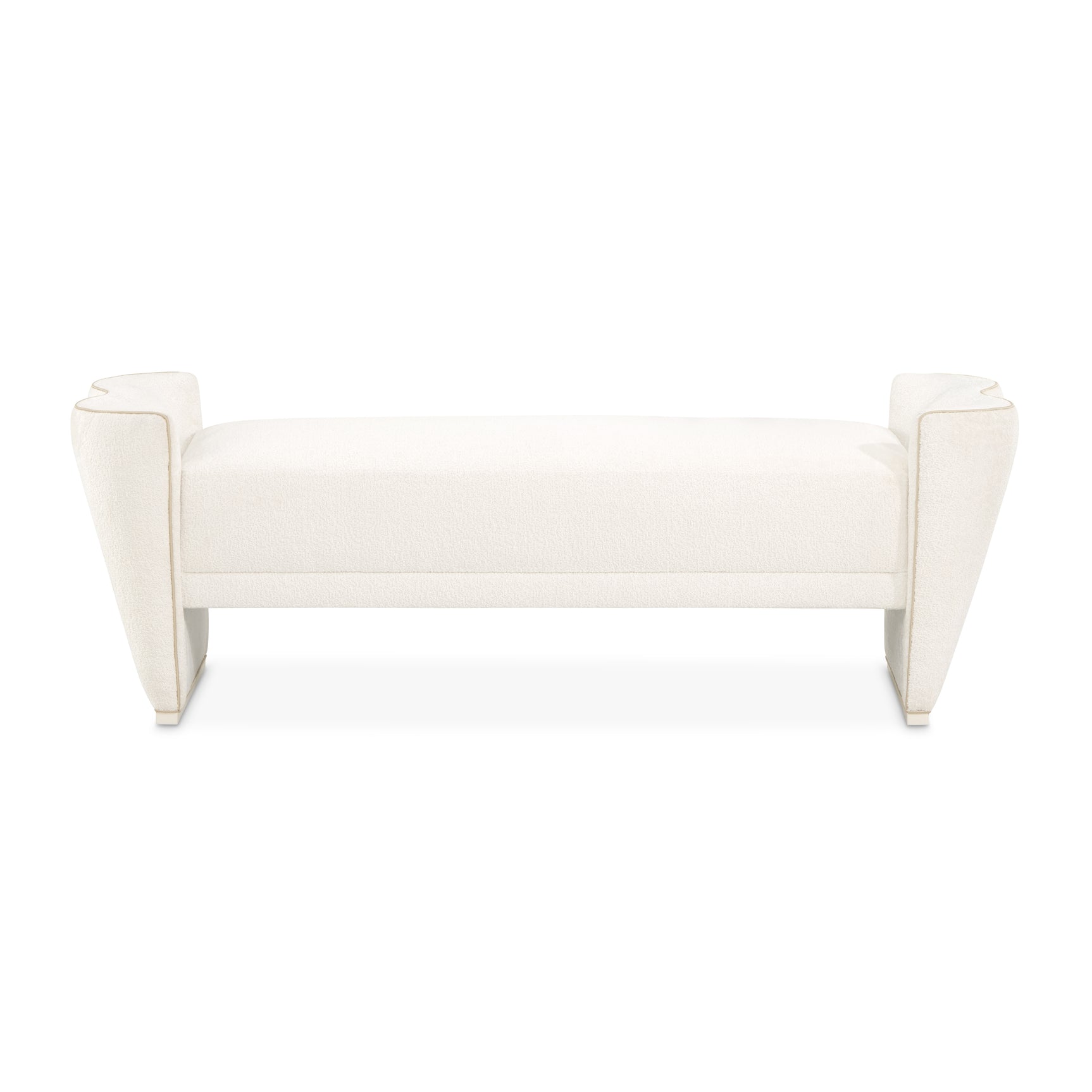 La Terrazza Creamy Pearl/Starlight Bed Bench - Ornate Home