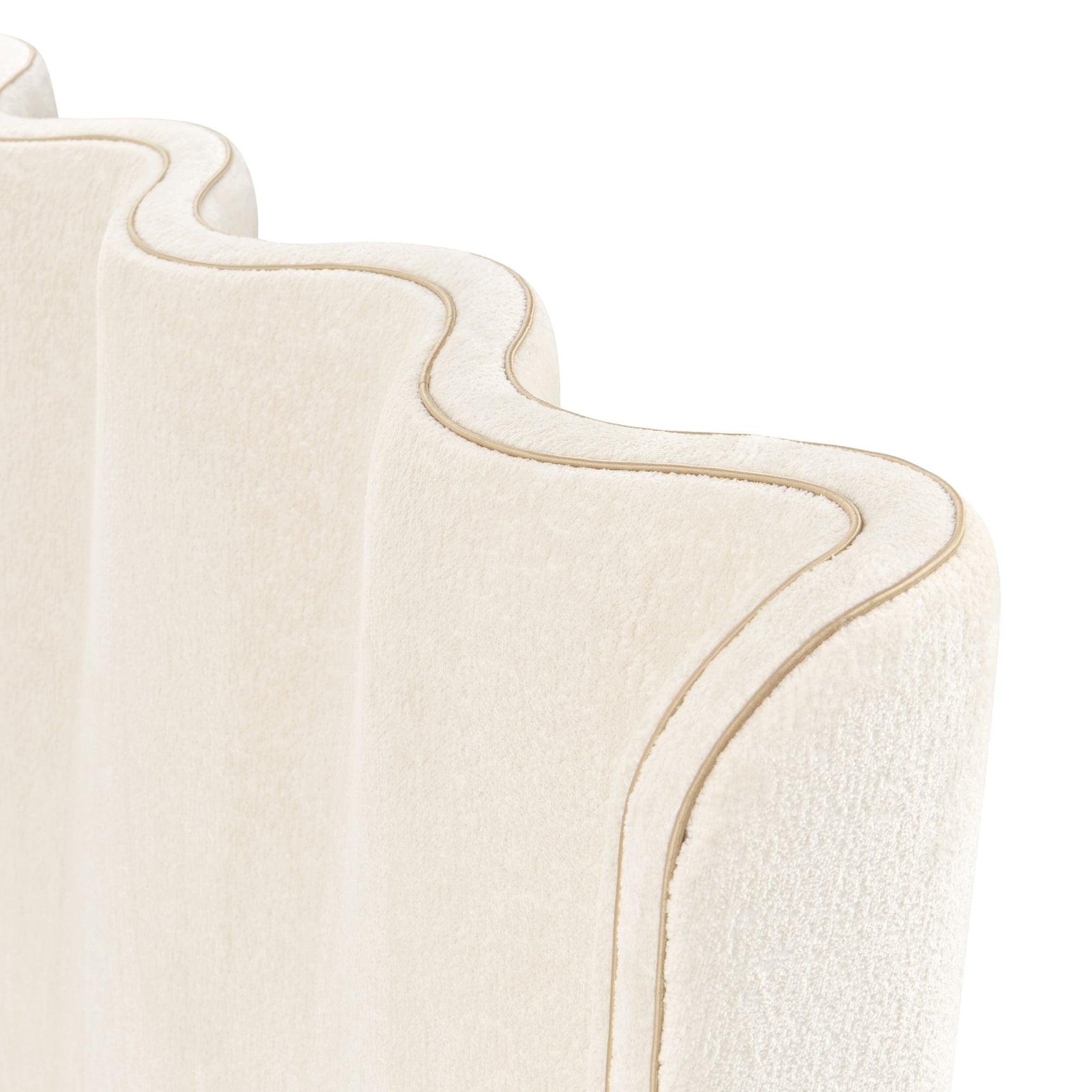 La Terrazza Creamy Pearl/Starlight Panel Bed - Ornate Home