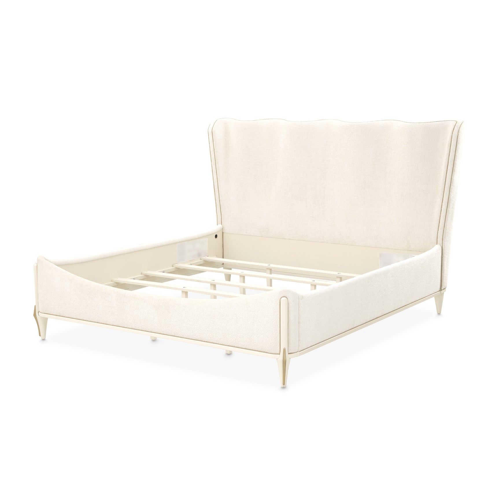 La Terrazza Creamy Pearl/Starlight Panel Bed - Ornate Home