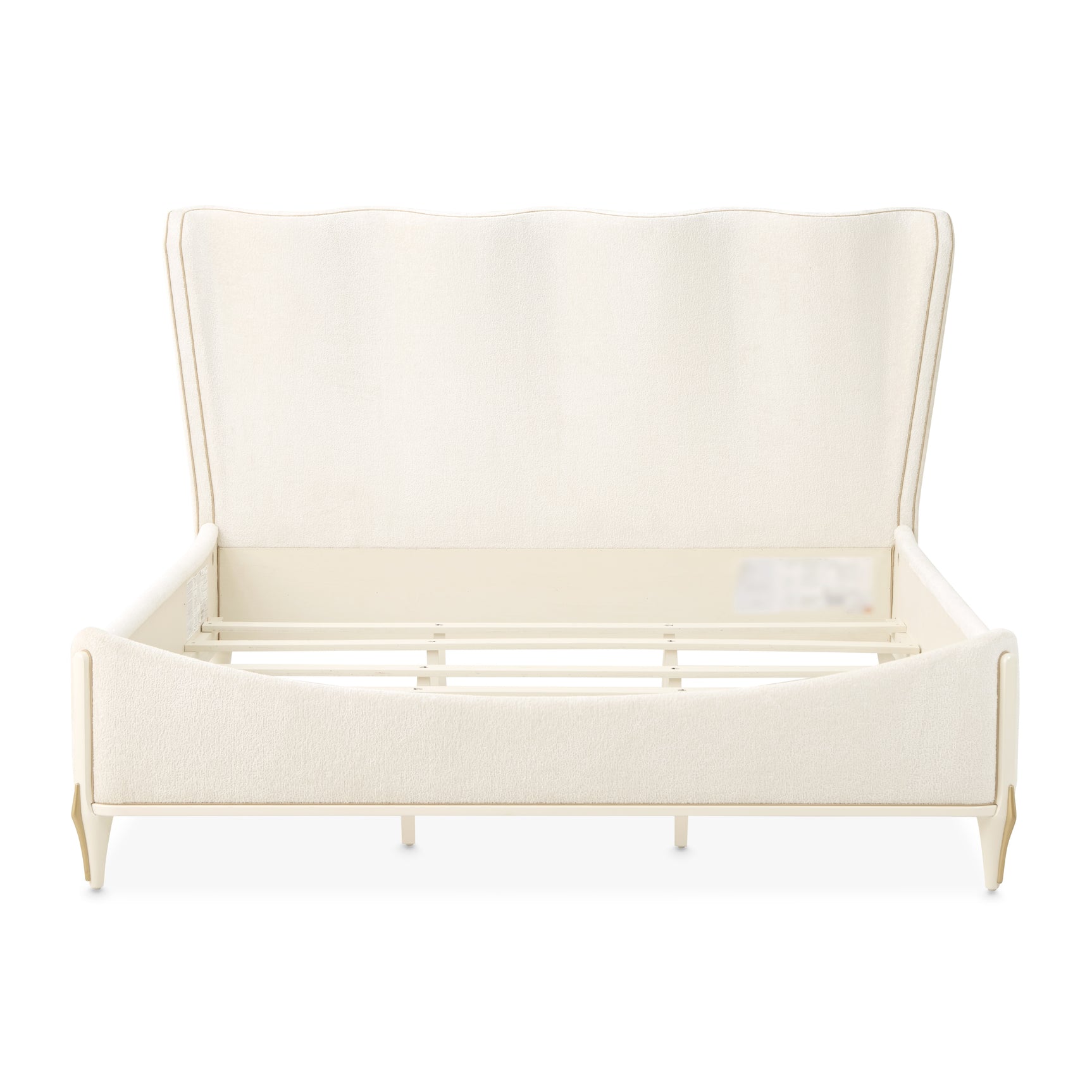 La Terrazza Creamy Pearl/Starlight Panel Bed - Ornate Home