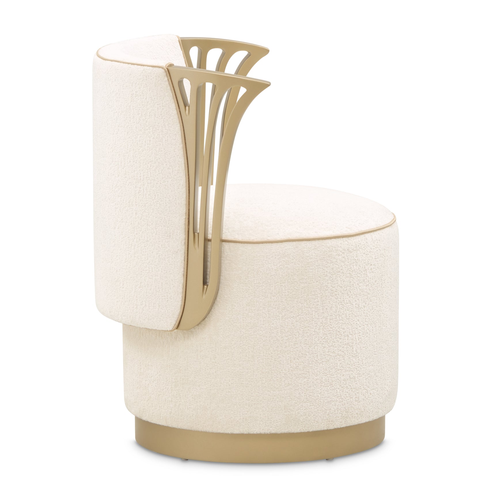 La Terrazza Creamy Pearl/Starlight Vanity Chair - Ornate Home