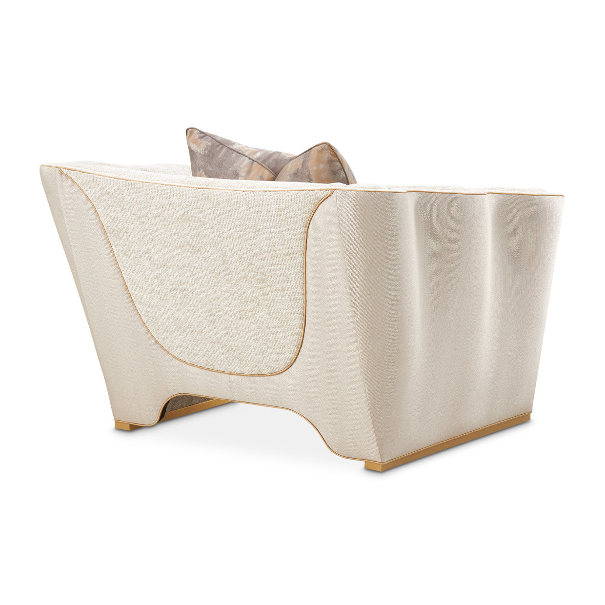 La Terrazza Light Champagne/Cappuccino Matching Chair - Ornate Home