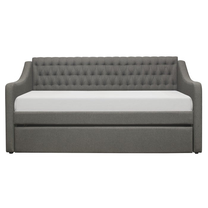 Labelle Dark Gray Daybed with Trundle - Ornate Home