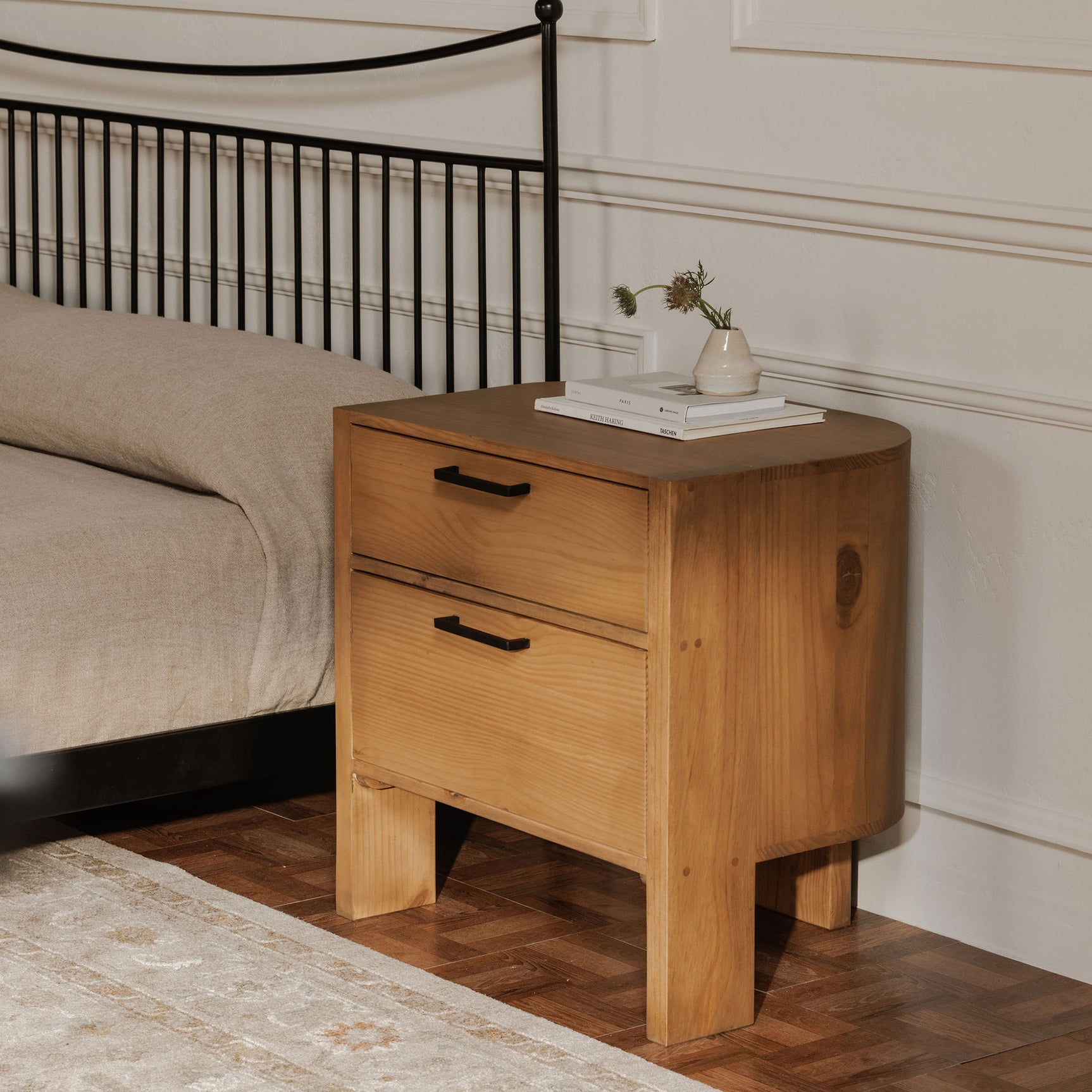 Lachlan Brown Nightstand - Ornate Home