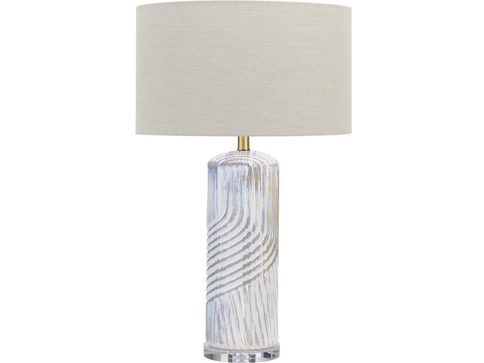 Lachlan White/Gold Table Lamp - Ornate Home