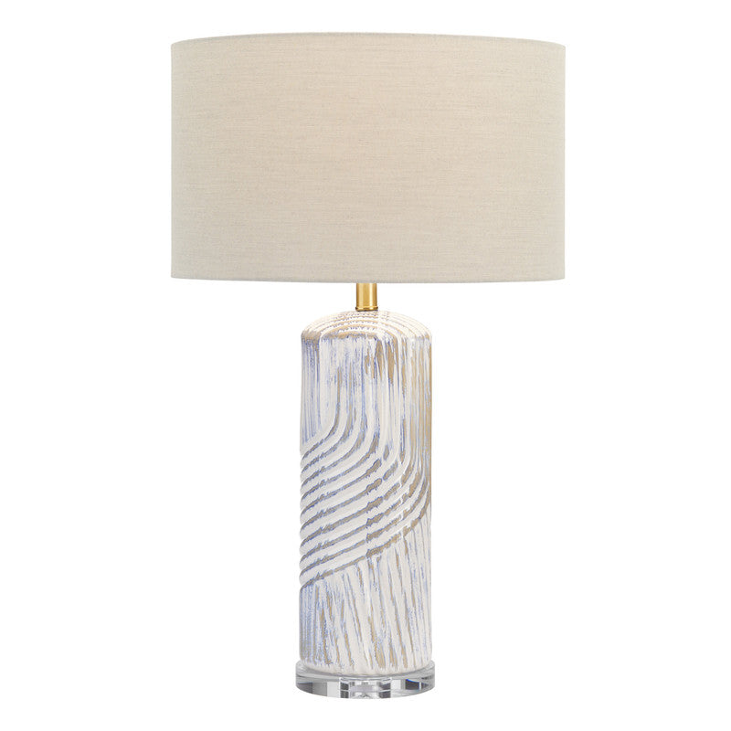 Lachlan White/Gold Table Lamp - Ornate Home