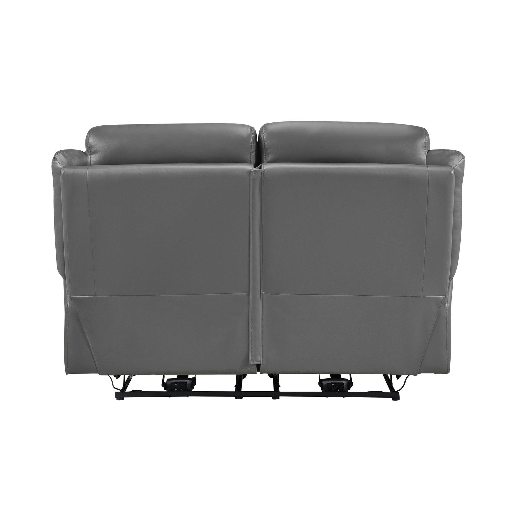Laconia Dark Gray Power Double Reclining Loveseat - Ornate Home