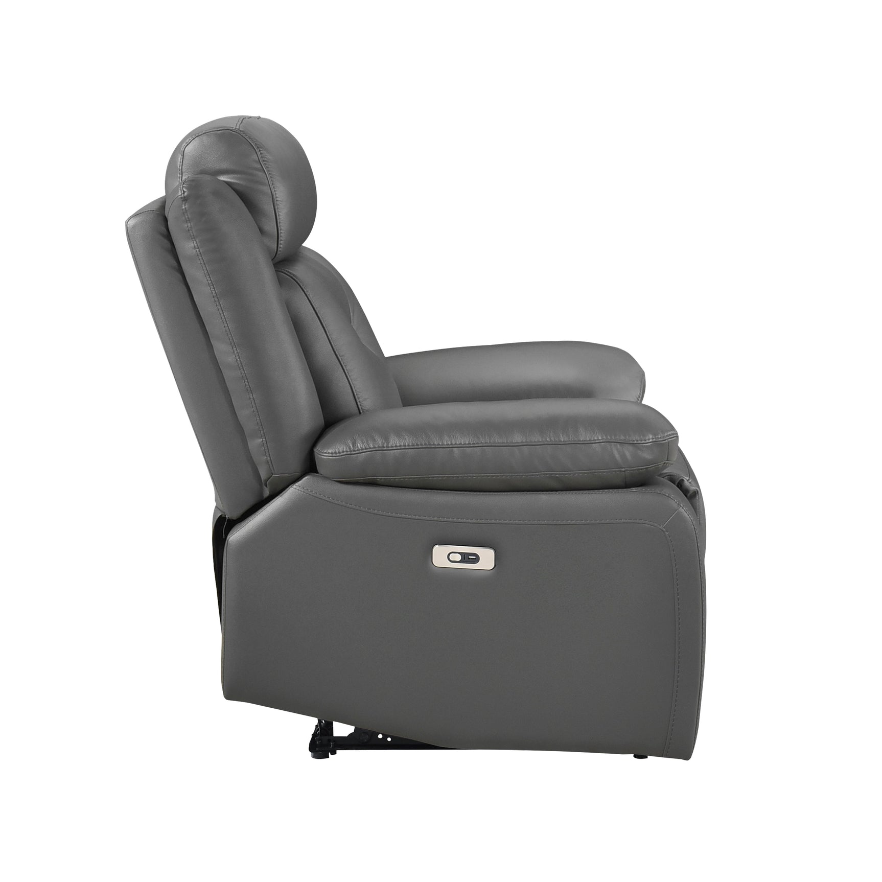 Laconia Dark Gray Power Reclining Chair - Ornate Home
