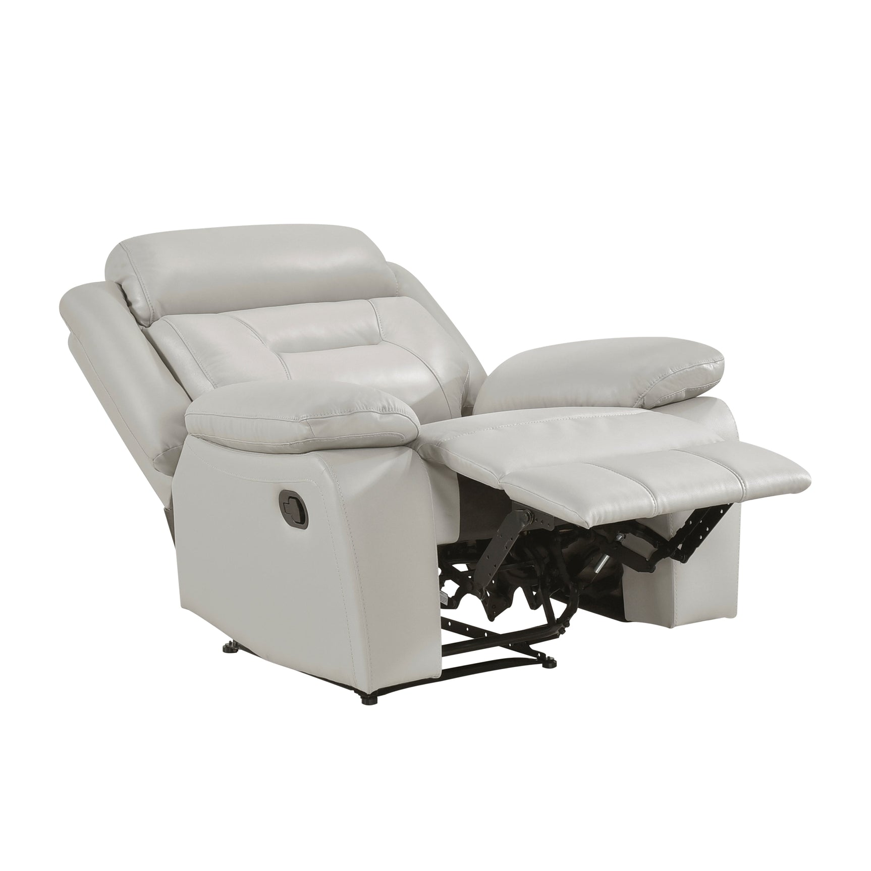 Laconia Silver Reclining Chair - Ornate Home