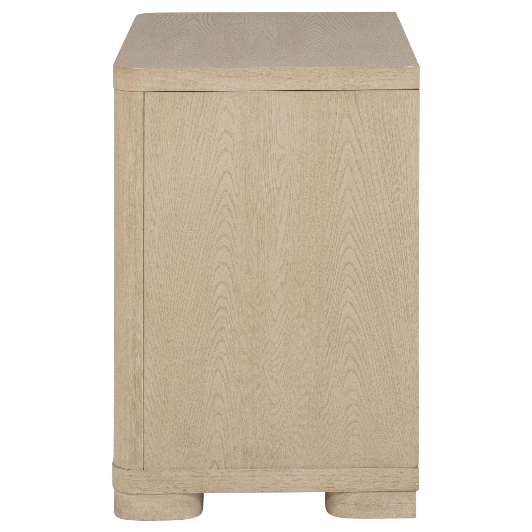 Ladera Light Elm 2-drawer Nightstand Bedside Table - Ornate Home