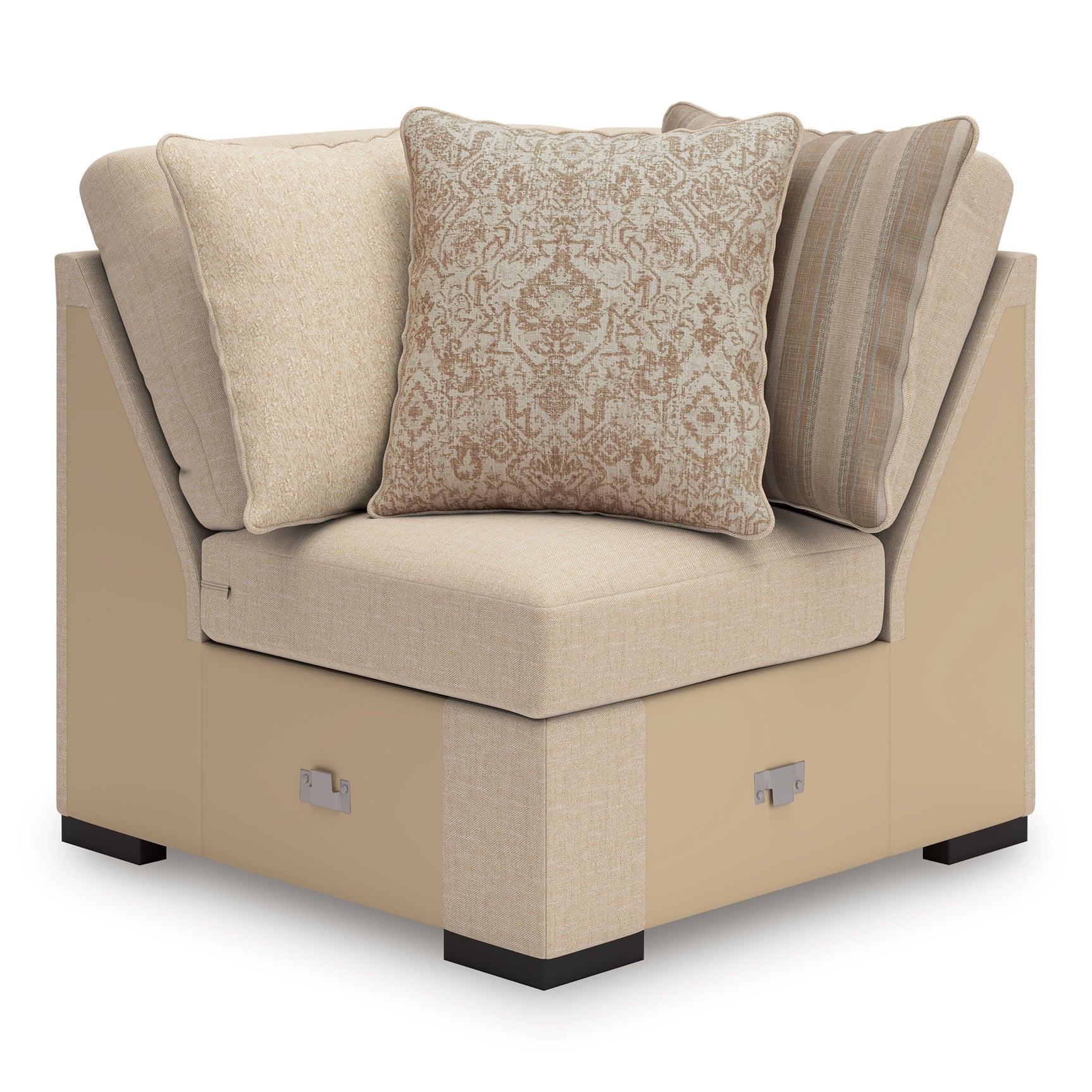LadyMae Twill 4-Piece Sectional with Left Chaise (Online Special Price) - Ornate Home