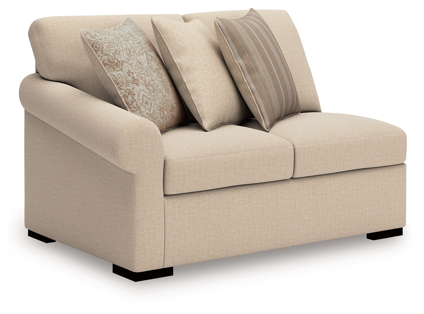 LadyMae Twill 5-Piece Sectional Right Chaise (Online Special Price) - Ornate Home