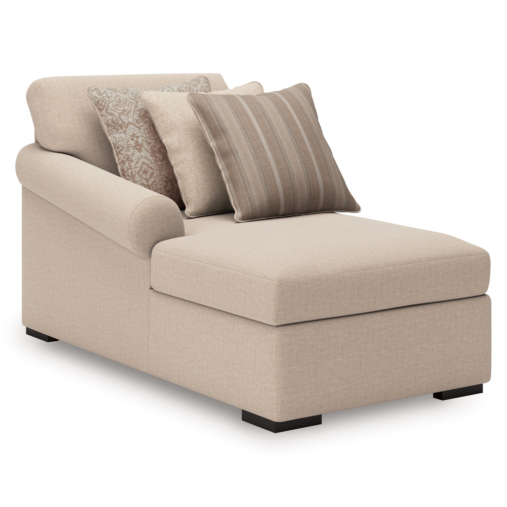 LadyMae Twill 5-Piece Sectional with Left Chaise (Online Special Price) - Ornate Home