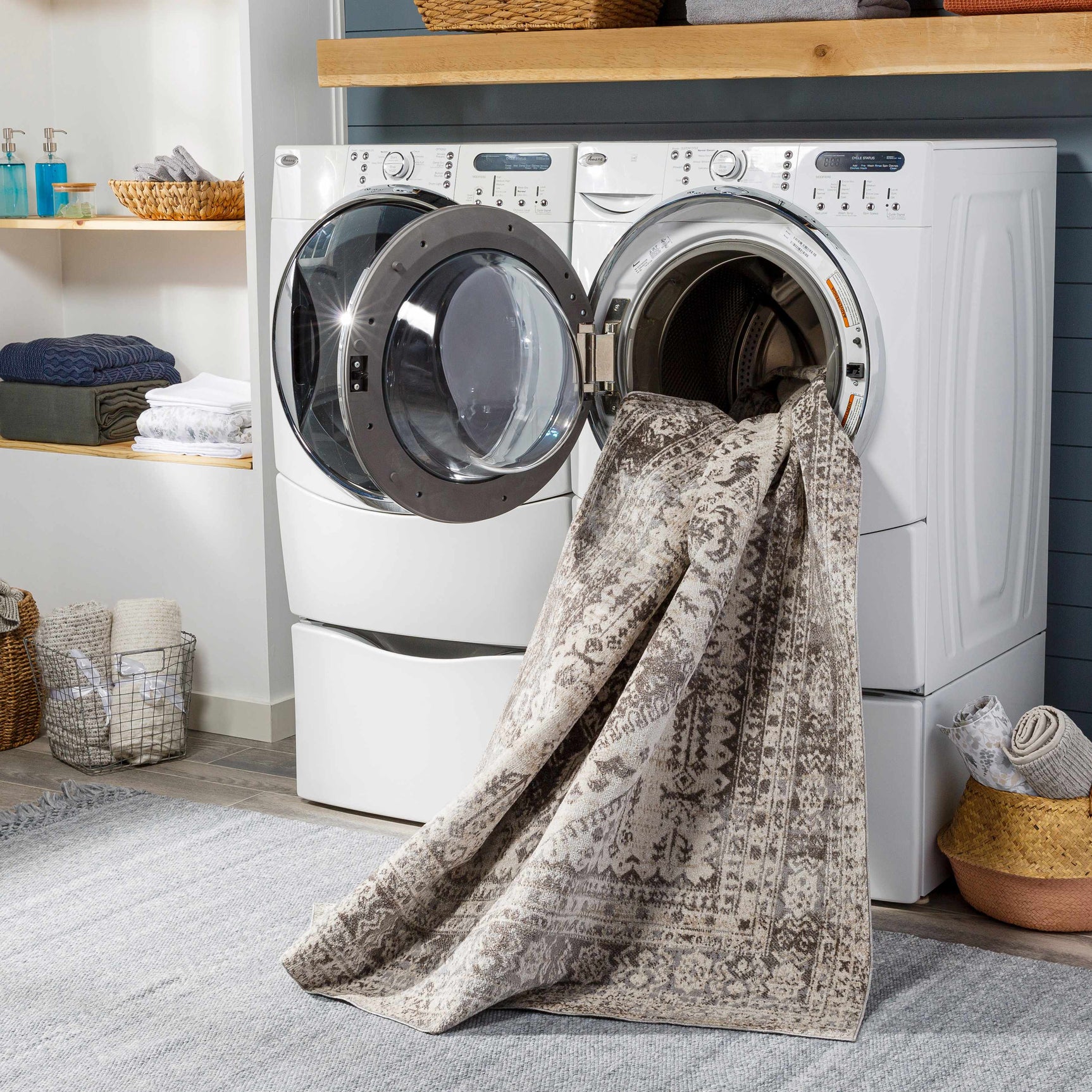 Ladybrand Washable Area Rug - Ornate Home