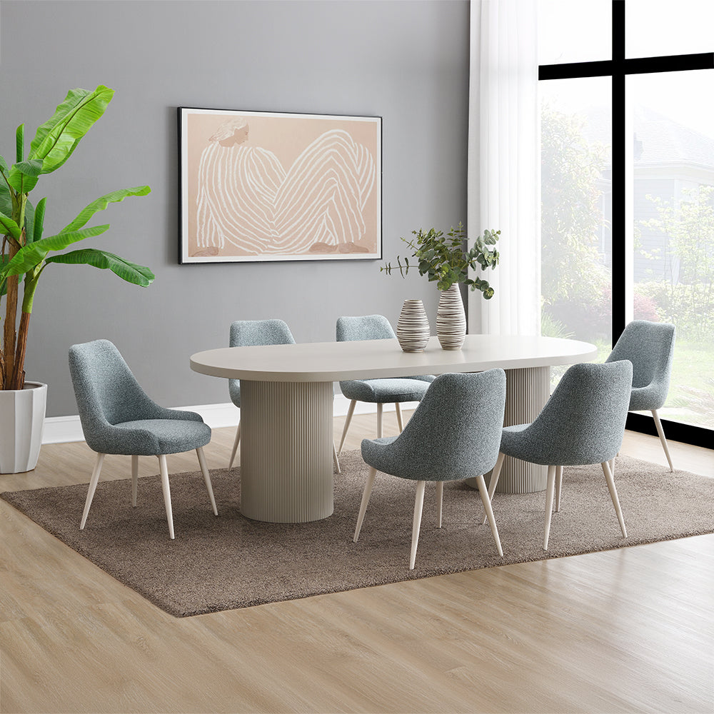 Laela Bone White Dining Table - Ornate Home