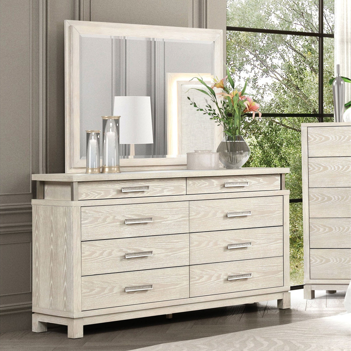 Furniture of America Lafayette Weathered Gray Dresser