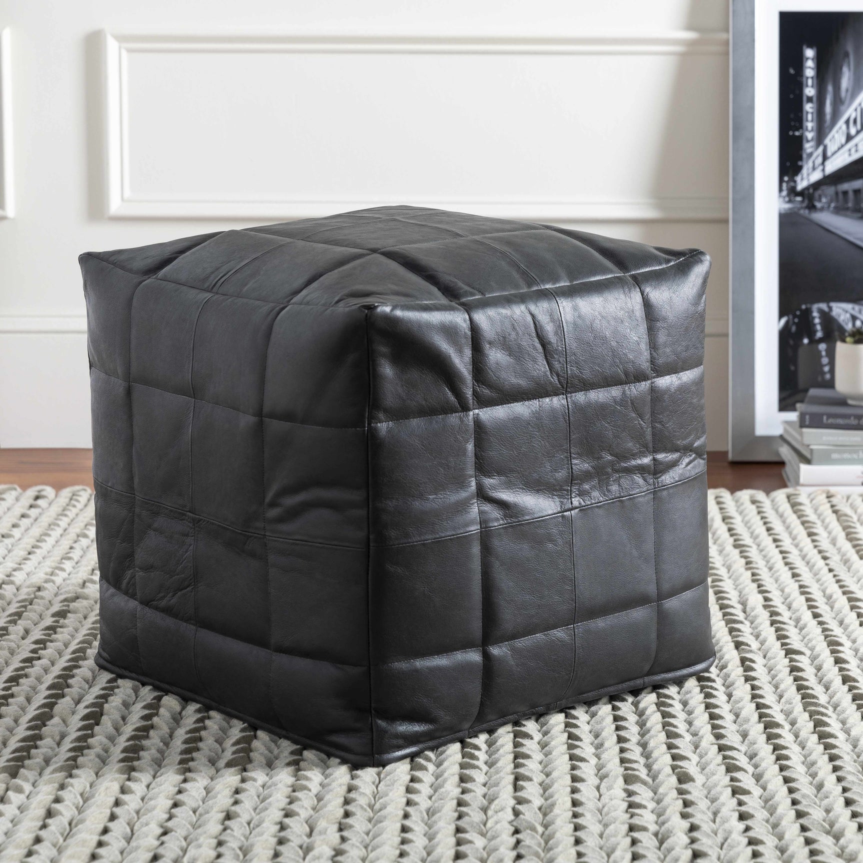 Laflin Pouf - Clearance - Ornate Home