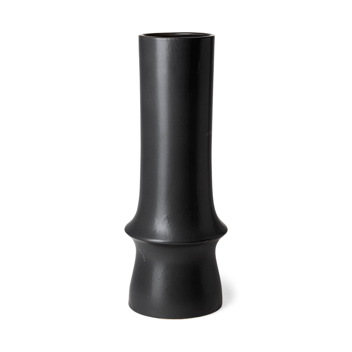Laforge Black 17.1"H Ceramic Vase - Ornate Home