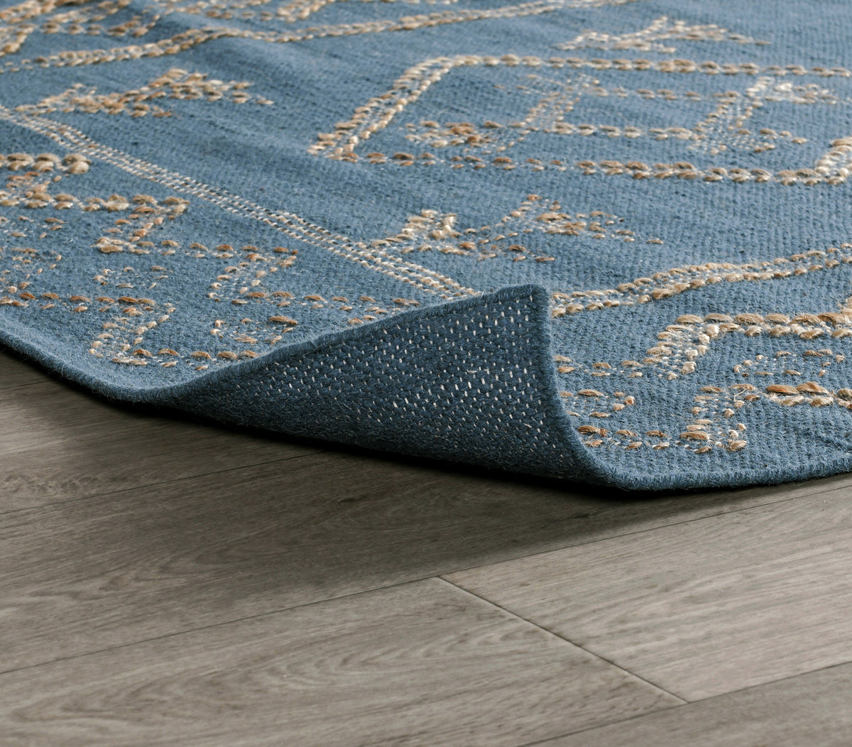 Lagos Blue/Natural Rug - Ornate Home