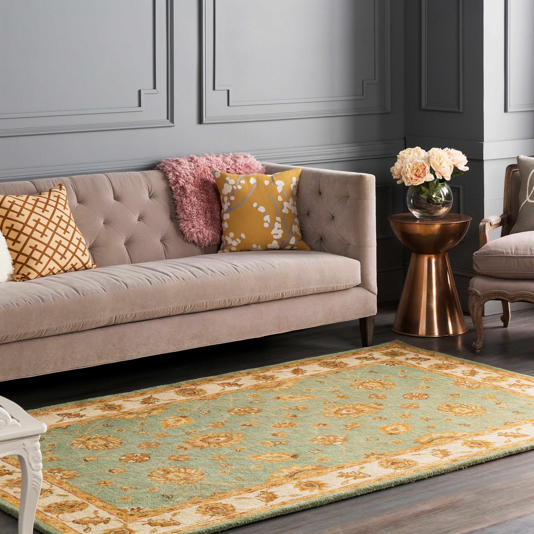 Lagrange Sage Regency Wool Carpet - Ornate Home