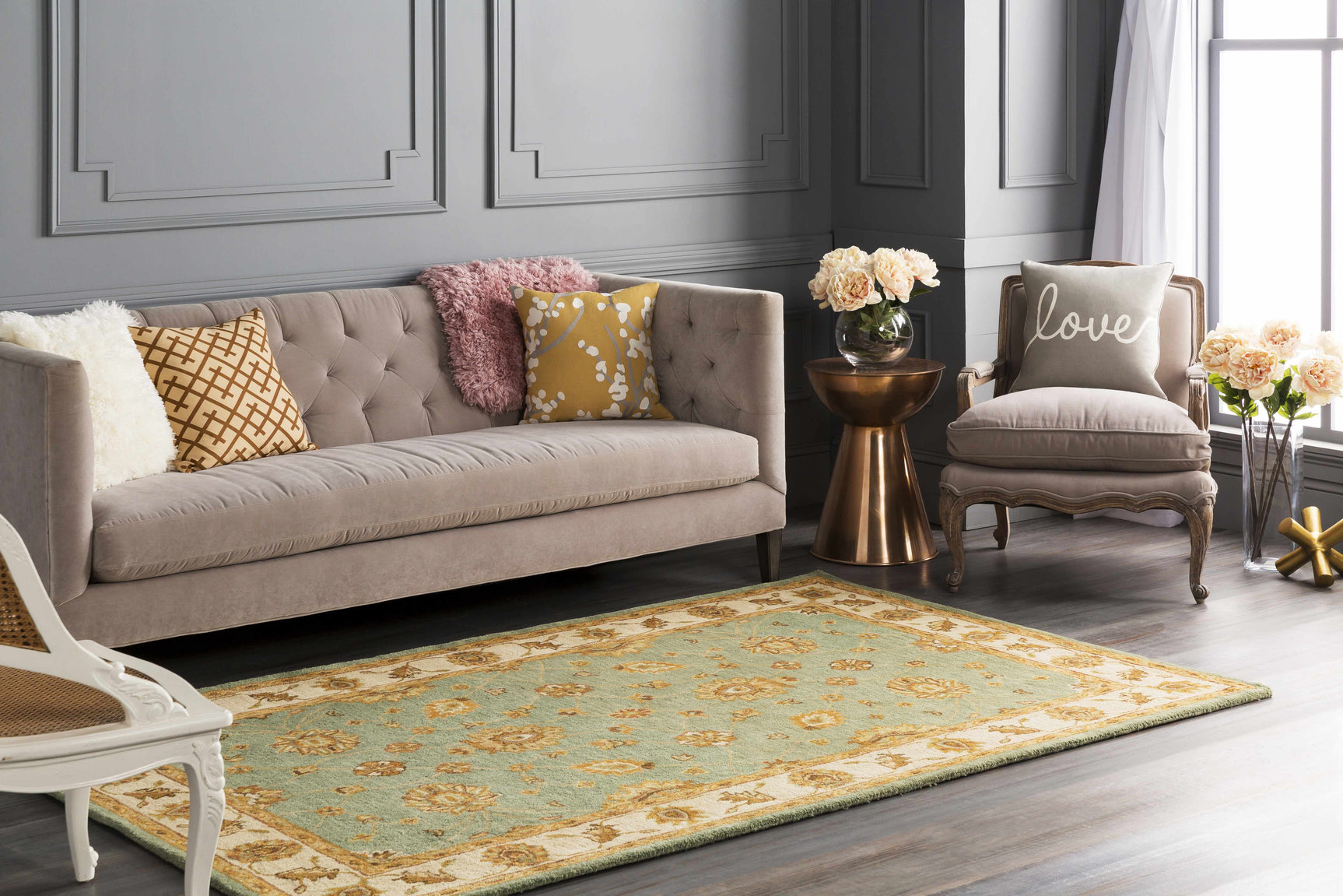 Lagrange Sage Regency Wool Carpet - Ornate Home
