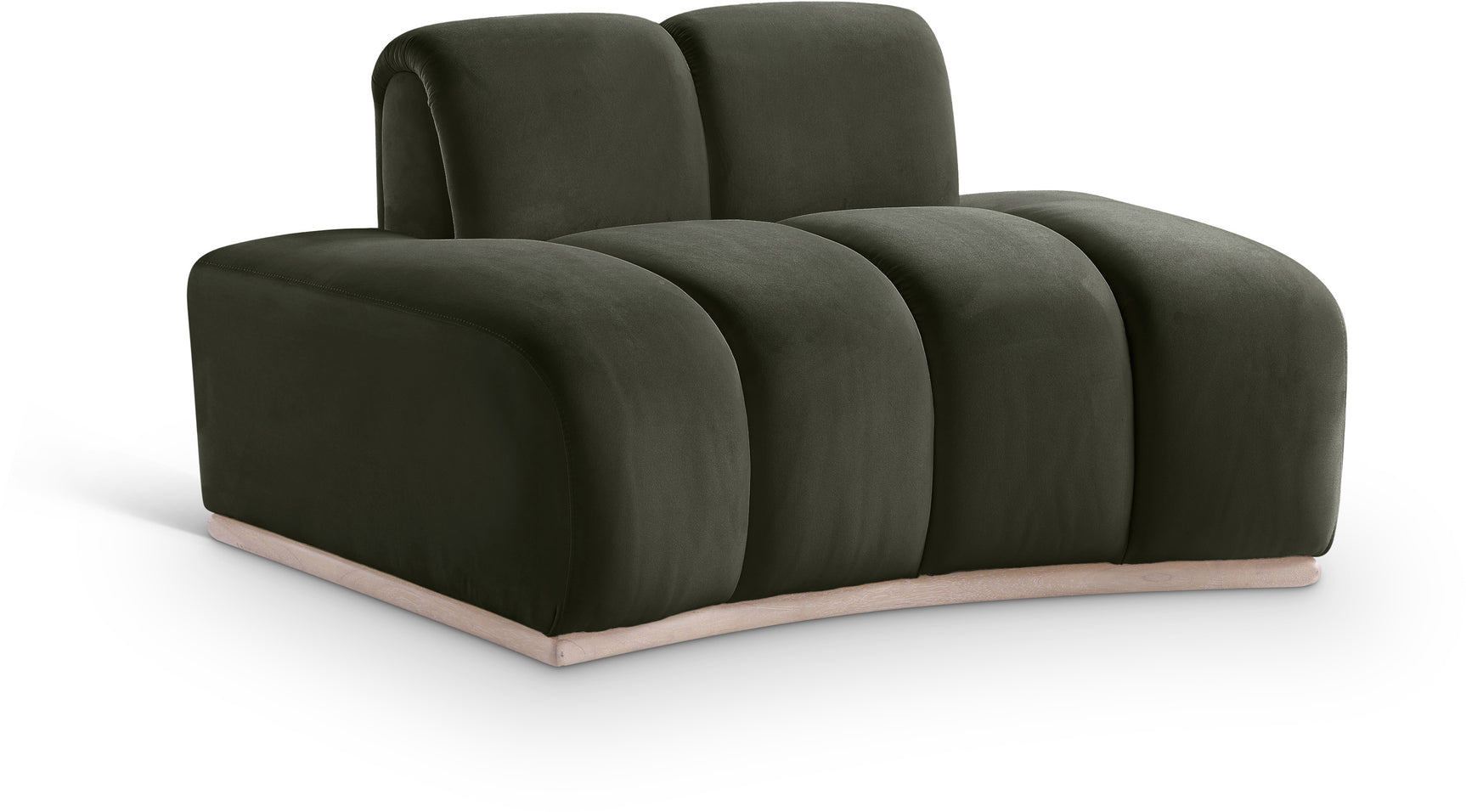 Laguna Green/Natural Upholstered Chair - Ornate Home