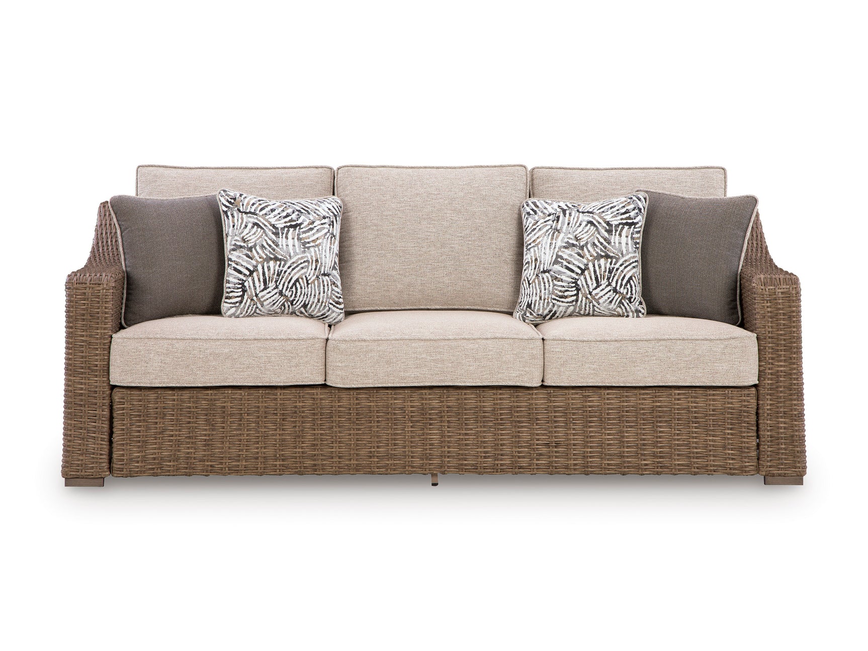 Laguna Heights Beige 3-Piece Outdoor Seating Set (Sofa, Loveeat & Recliner) - Ornate Home