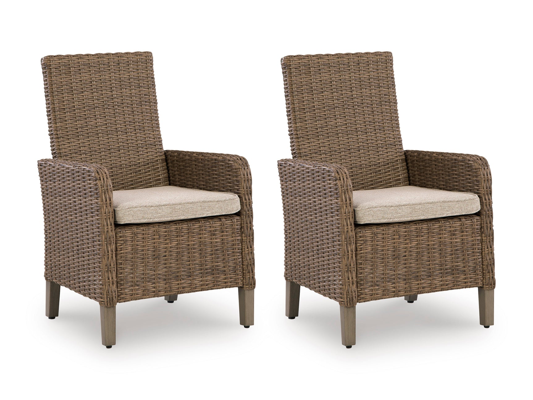 Laguna Heights Beige 6-Piece Outdoor Dining Set - Ornate Home
