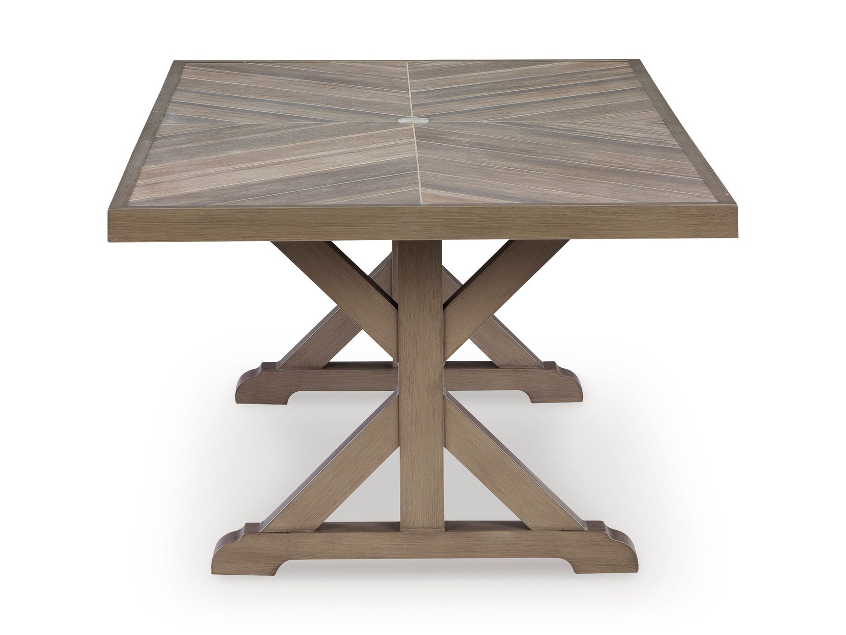 Laguna Heights Beige 6-Piece Outdoor Dining Set - Ornate Home