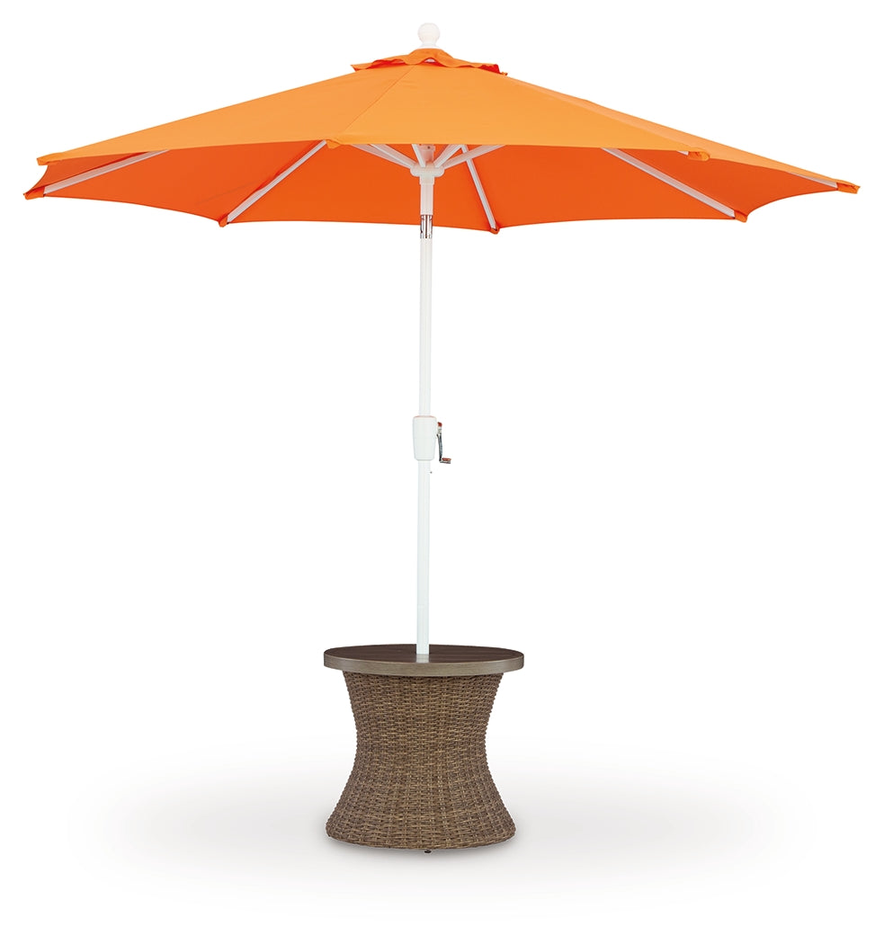 Laguna Heights Beige Outdoor End Table - Ornate Home
