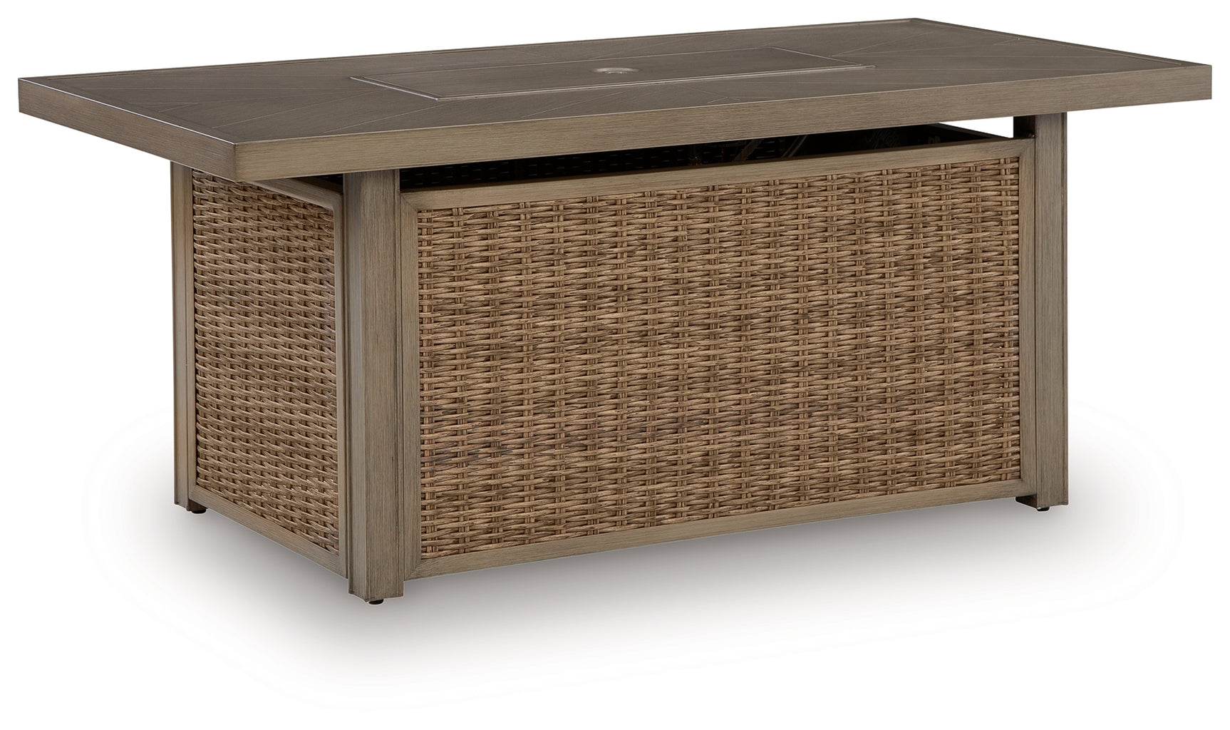 Laguna Heights Beige Outdoor Fire Pit Table - Ornate Home