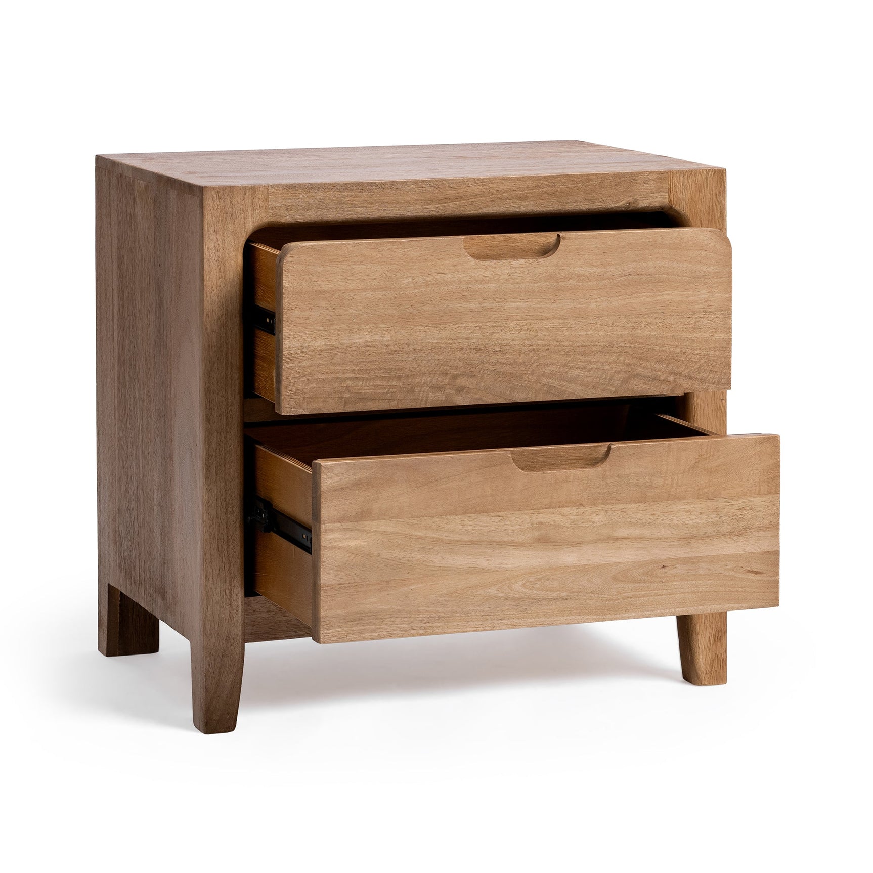 Laguna Natural Maple 2 Drawer Nightstand - Ornate Home