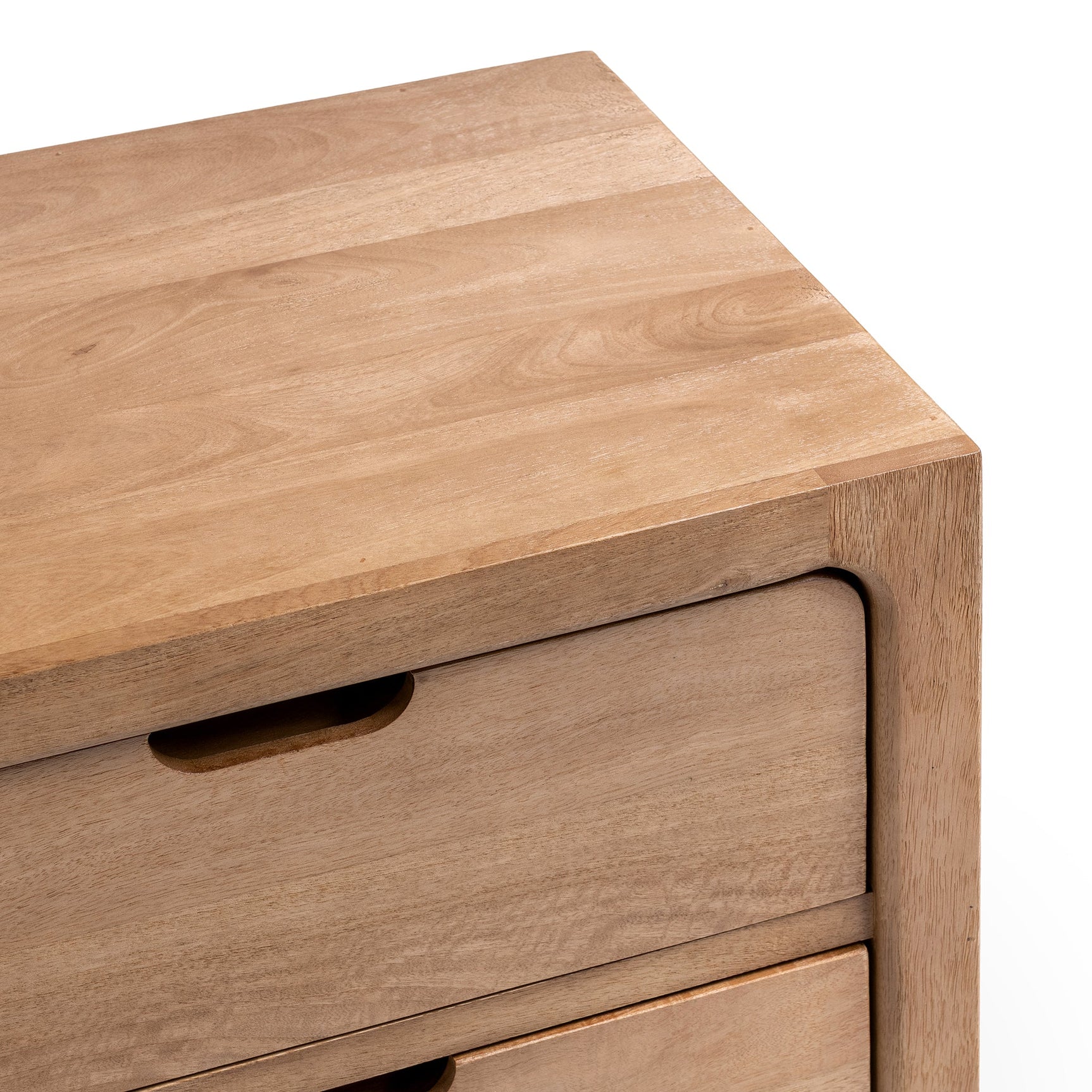 Laguna Natural Maple 2 Drawer Nightstand - Ornate Home
