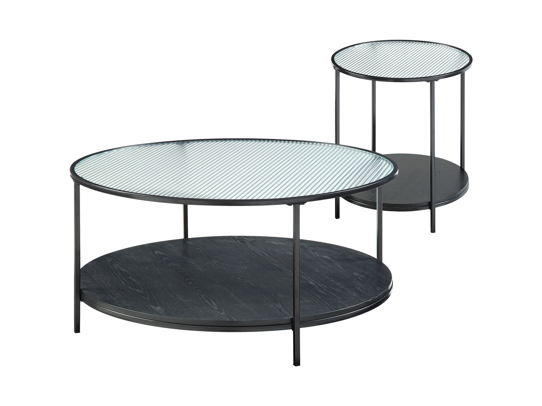 Laird Black 2-Piece Pack Occasional Set - Ornate Home