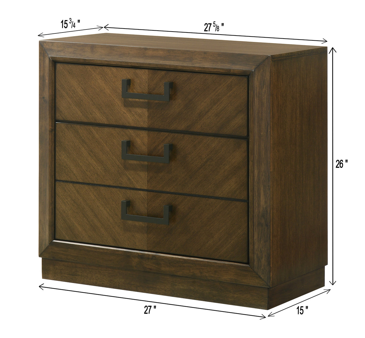 Lakecrest Brown Nightstand - Ornate Home