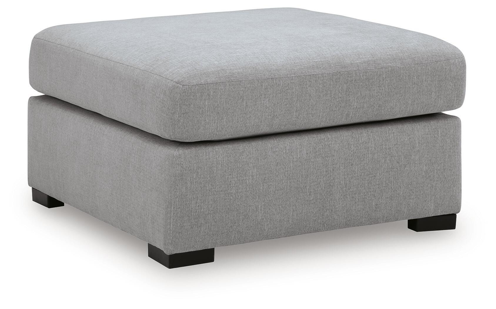 Lakepoint Nickel Oversized Accent Ottoman - Ornate Home