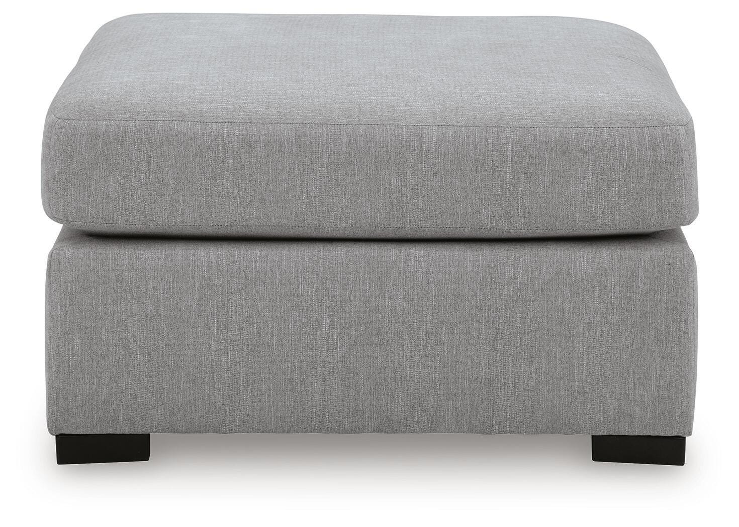 Lakepoint Nickel Oversized Accent Ottoman - Ornate Home