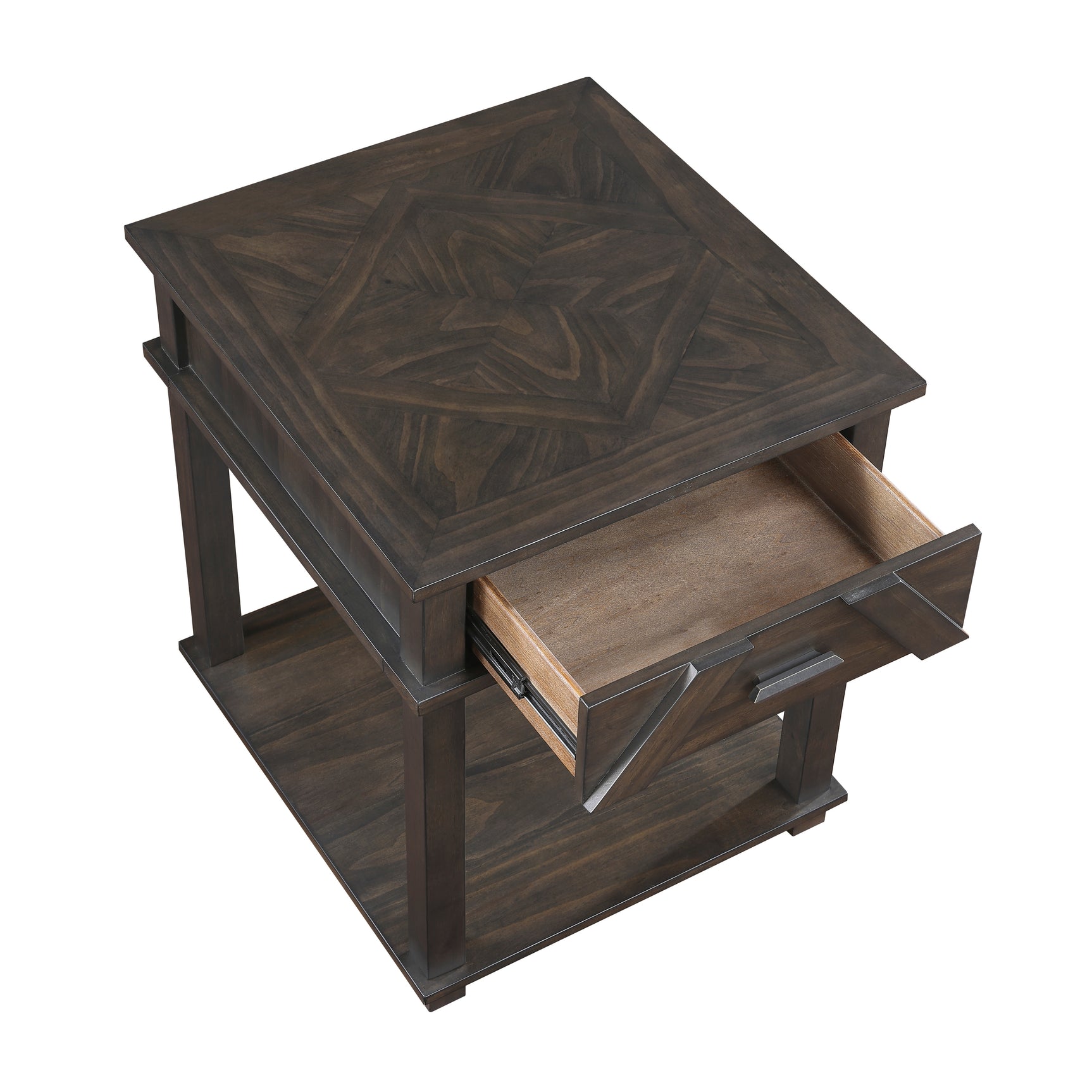 Lakeside Brown End Table - Ornate Home