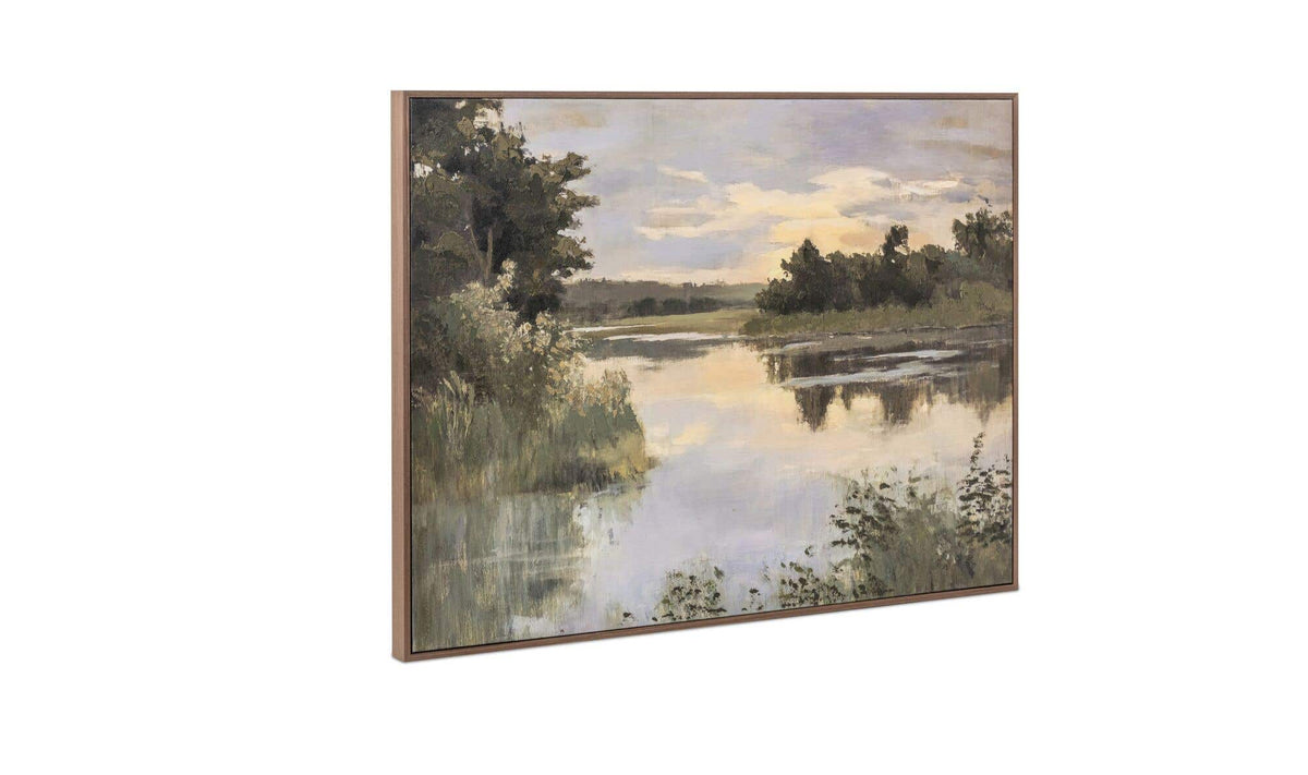 Lakeside Multi Framed Painting